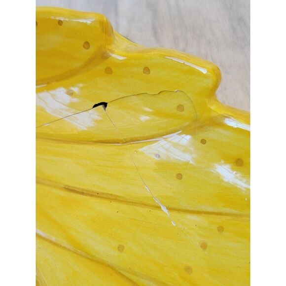 Fitz Floyd parrot banana AS IS dish candy serving decor - Picture 7 of 13